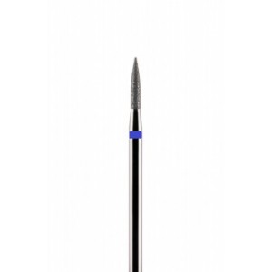 Фреза алмазная цилиндрическая стрельчатый конец синяя 1,6 мм (016)